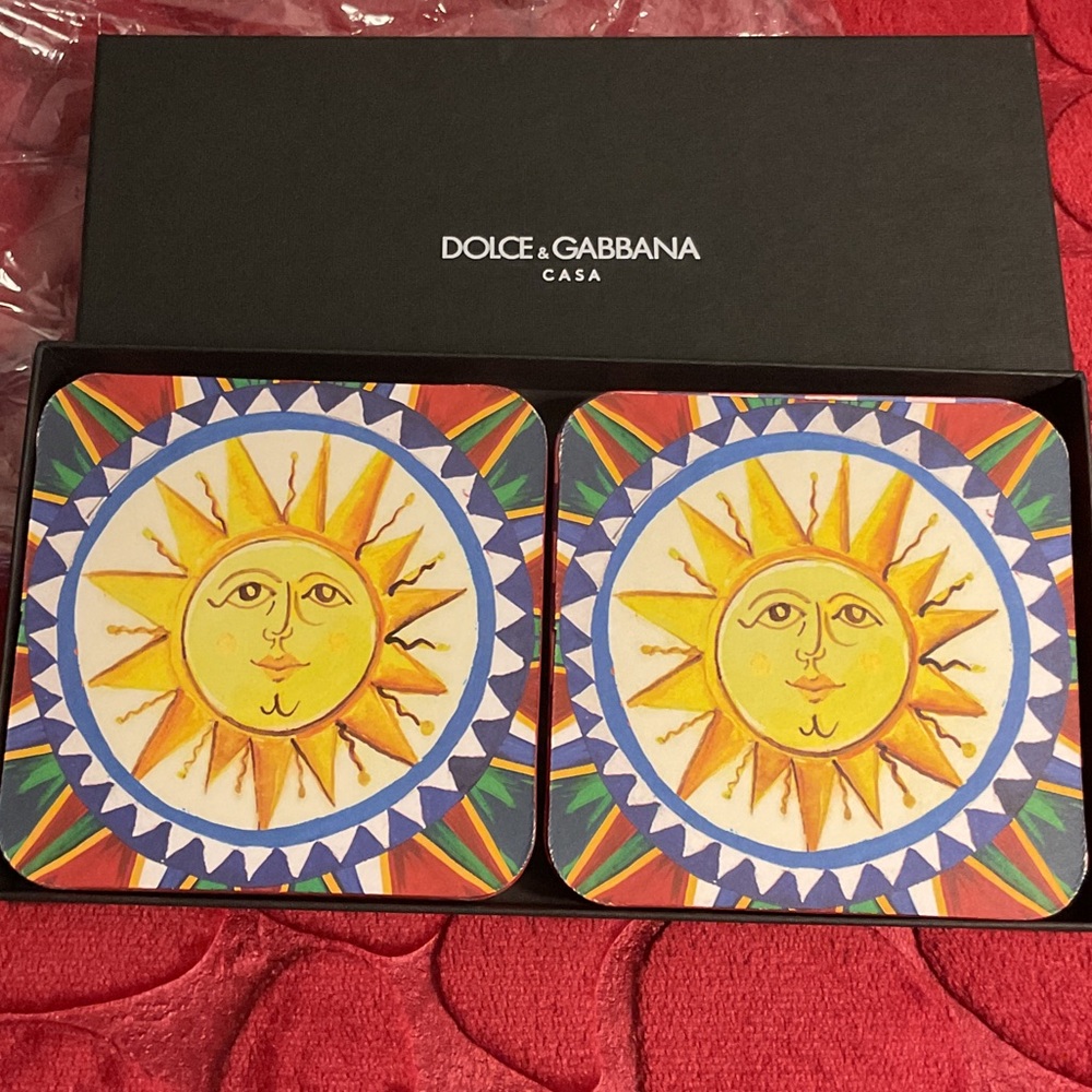 Dolce & Gabbana Vibrant Sun Coasters